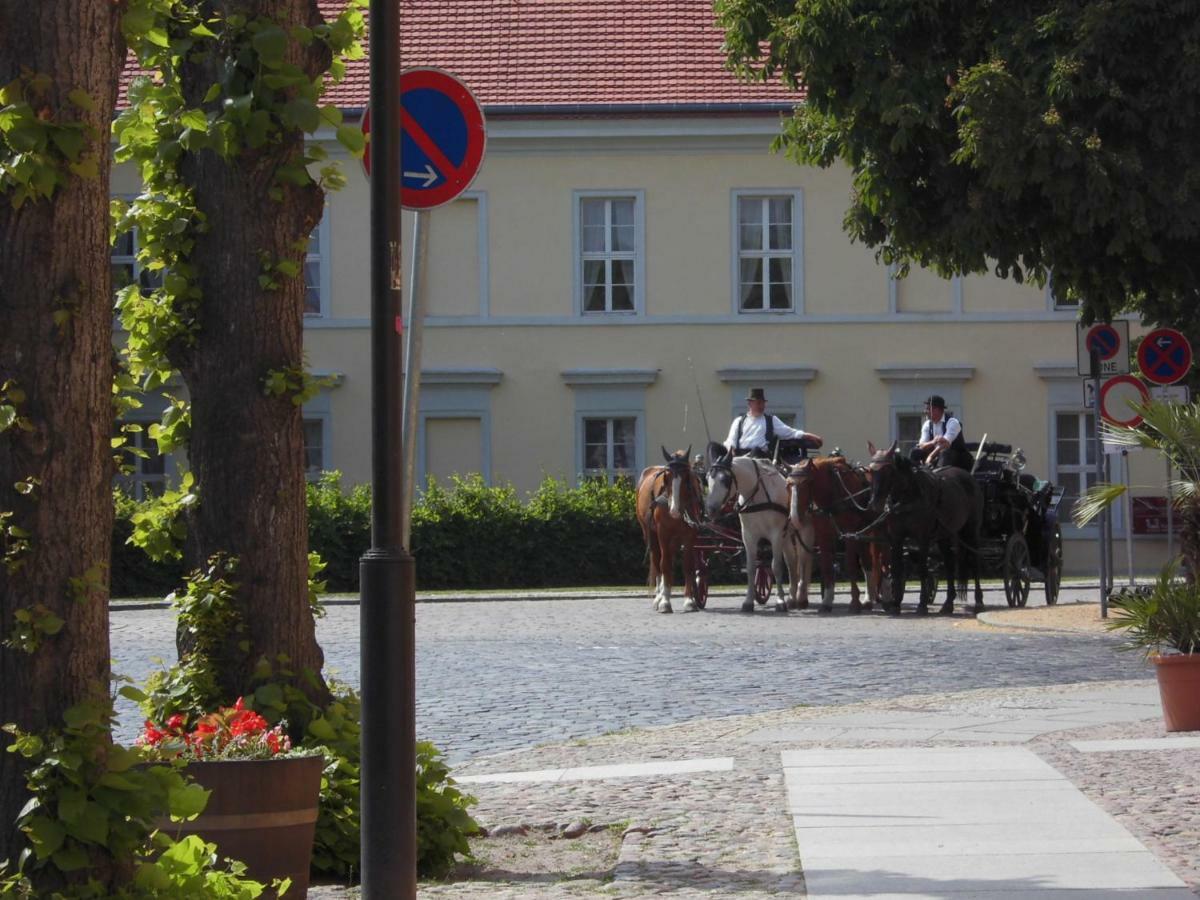 Schlossparkferienwohnungen Rheinsberg Mit Garten Extérieur photo